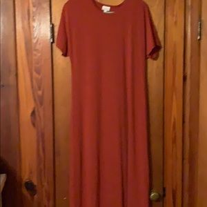 Beautiful rust color Lularoe Maria maxi